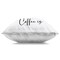 Stupell Industries Where The Coffee Is Decorative Printed Throw Pillow, design by Joy Hall, 18 x 7 x 18